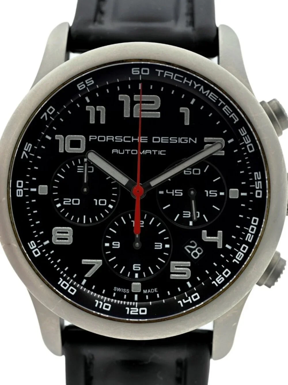 Porsche Design Dashboard 42mm Men's Auto Chrono Titanium Watch- Ref: 6612.10/1!